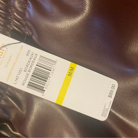 Laundry leatherette pants NWT - Picture 6 of 9